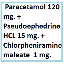 Nasal Decongestant- Antipyretic- Antihistamine