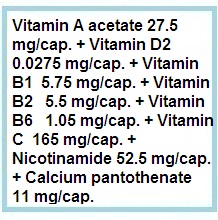 Vitamins combination