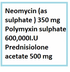 STEROIDS/ANTI INFECTIONS EYE/EAR