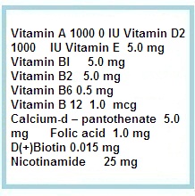 Multivitamins and minerals